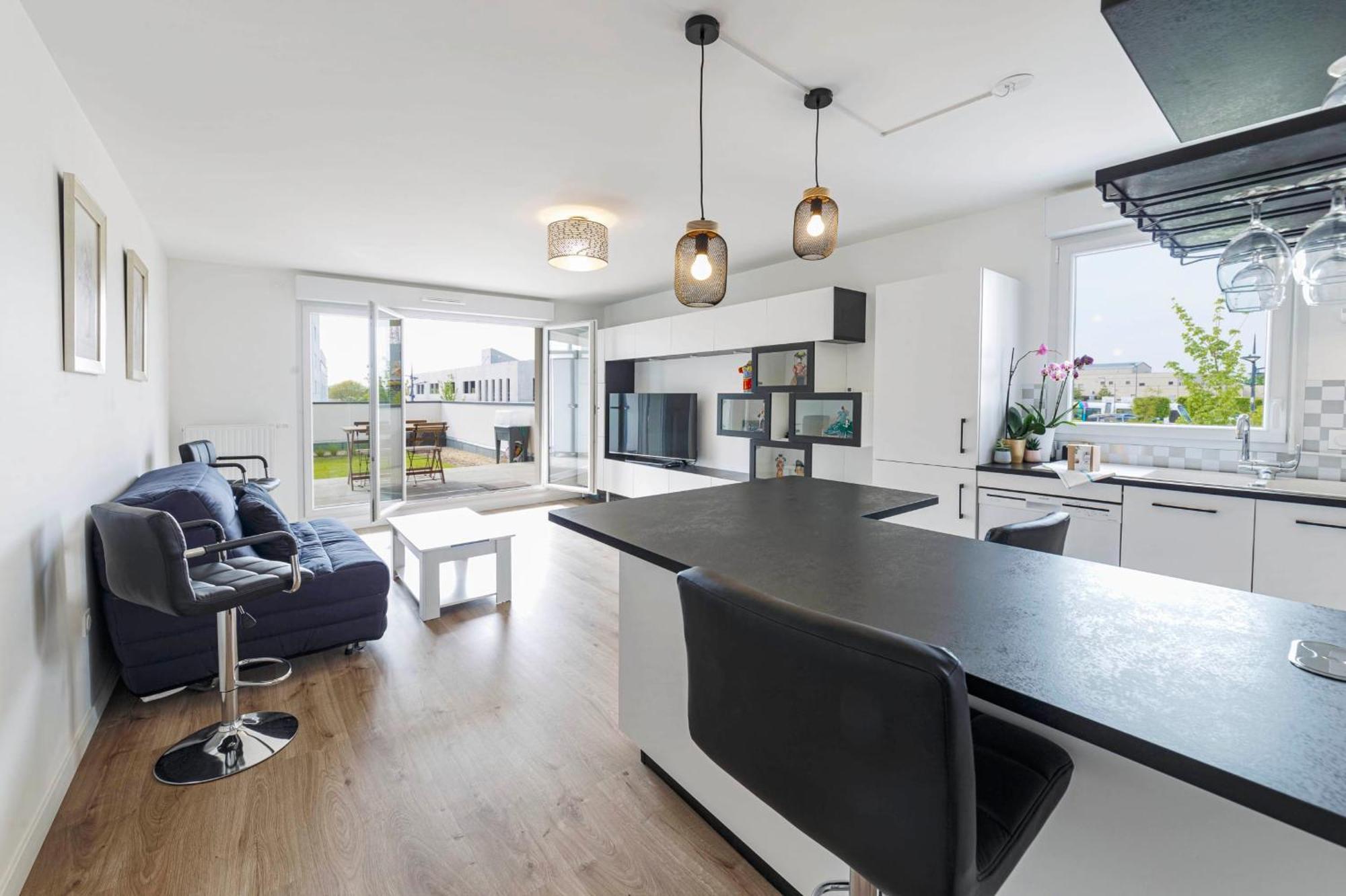 T2 Terrasse -Terra Botanica Et Aquavita Apartment Angers Bagian luar foto